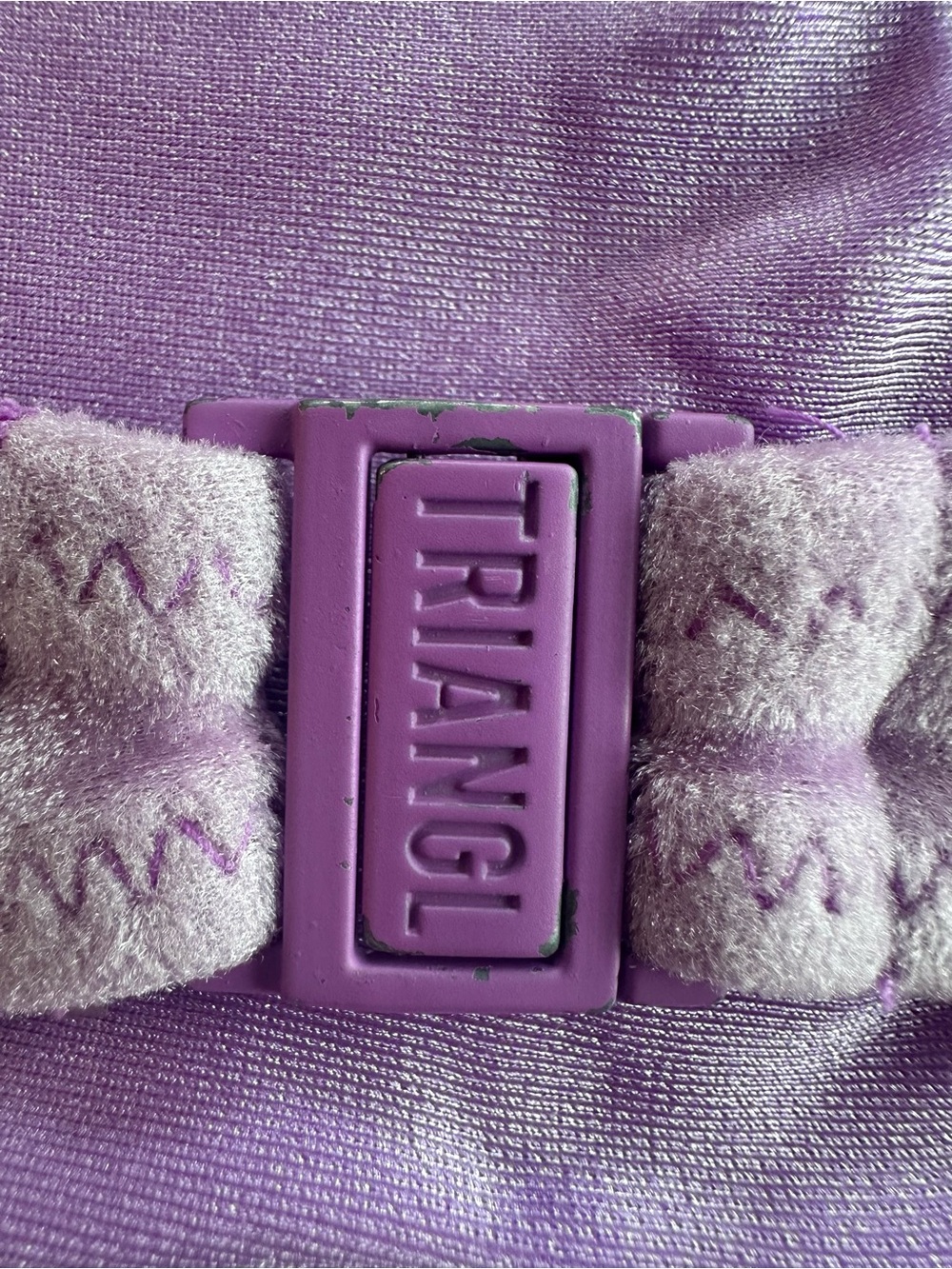 TRIANGL Velvet Bikini Set- Purple Haze- Size Medium - Picture 4 of 10